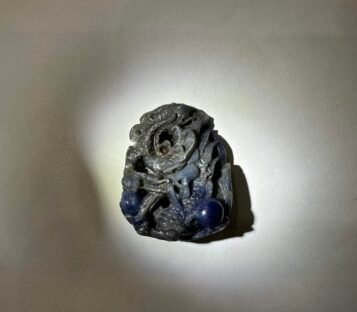 Feng Shui Sapphire Dragon Statue SRONG03