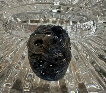 Feng Shui Sapphire Dragon Statue SRONG05