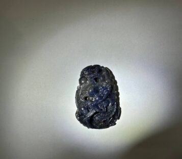 Feng Shui Sapphire Dragon Statue SRONG06