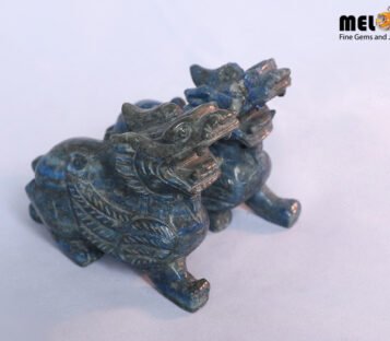 Feng Shui Sapphire Wealthy Good Luck Attract Pixiu TPT03