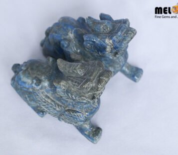 Feng Shui Sapphire Wealthy Good Luck Attract Pixiu TPT03 2