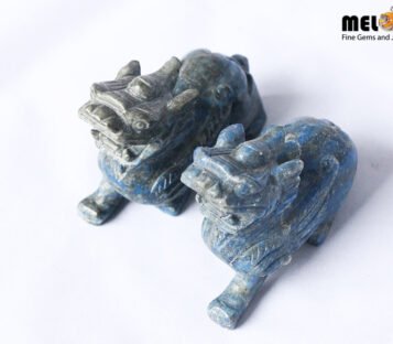 Feng Shui Sapphire Wealthy Good Luck Attract Pixiu TPT08 1