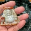 Feng Shui Smilling Happy Good Luck Statue Jade TPT45 3