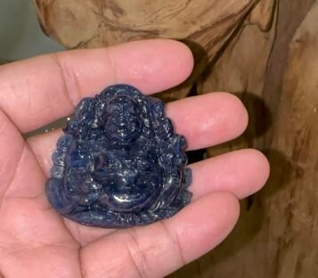 Feng Shui Smilling Happy Good Luck Deep Blue Sapphire Statue ZRDL02 2 Feng Shui Smilling Happy Good Luck Statue Sapphire ZRDL02 2