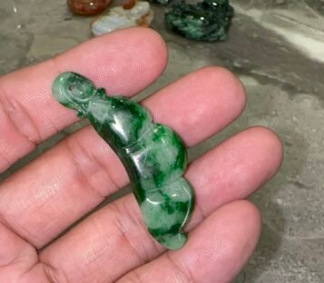 Feng Shui Good Luck and Wealthy Jade Bean TPT52