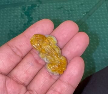 Feng Shui Wealthy Good Luck Attract Pixiu Jade TCT56