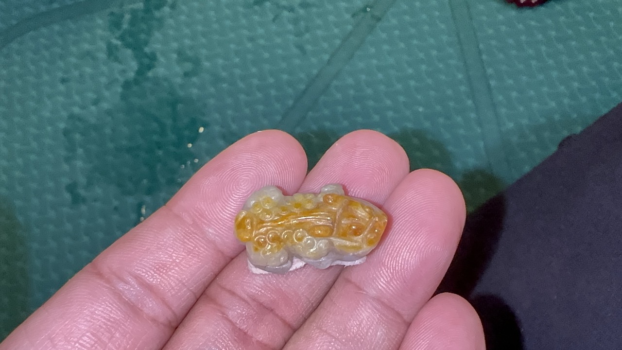Feng Shui Wealthy Good Luck Attract Pixiu Jade TCT57