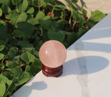 Feng Sui Pink Quartz Ball CPT5 2