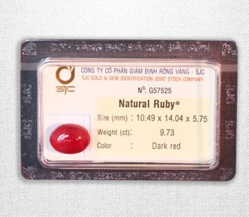 Natural Cabochon  Dark Red Ruby G57525
