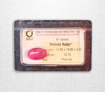 Natural Cabochon Pink Red Ruby  G56986