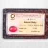 Natural Cabochon Purplish Red Ruby G57517
