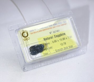 Natural Dark Blue Sapphire Feng Shui Wealthy Good Luck Attract Pixiu G57461 3
