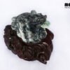 Natural Jade Feng Shui Good Luck Wealthy Frog With Coin TPT18 3