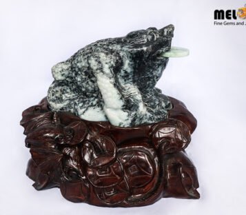 Natural Jade Feng Shui Good Luck Wealthy Frog With Coin TPT18 3 Natural Jade Feng Shui Good Luck Wealthy Frog With Coin TPT18 4