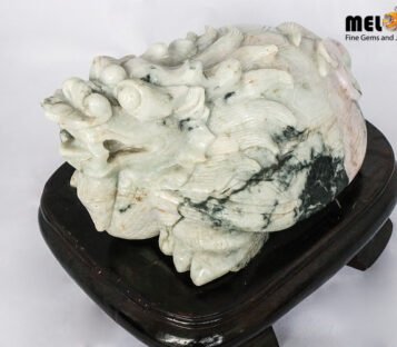 Natural Jade Feng Shui Power Good Luck Dragon Turtle TPT20
