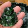 Natural Jade Feng Shui Smilling Happy Good Luck Statue CTDL02