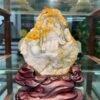 Natural Jade God of Wealth Statue TCT0050
