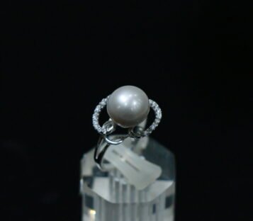 Natural Pearl With Silver Ring NB005