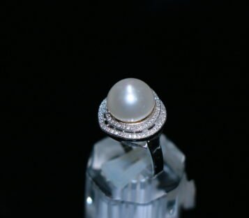 Natural Pearl With Silver Ring NB016