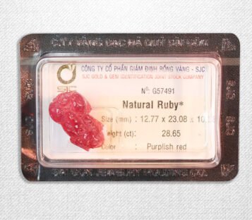 Natural Purplish Red Ruby Feng Shui Wealthy Good Luck Attract Pixiu G57491