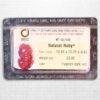 Natural Purplish Red Ruby Feng Shui Wealthy Good Luck Attract Pixiu G57492