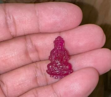 Natural Ruby Loving Kindness Quan Yin TPT38