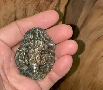 Natural Sapphire Loving Kindness Quan Yin SCQA02 2