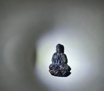 Natural Sapphire Loving Kindness Quan Yin SQA01