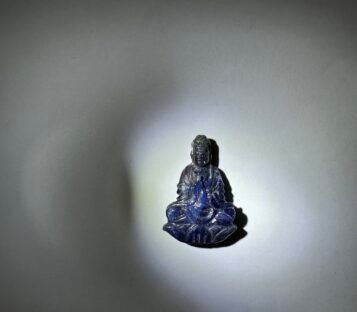 Natural Sapphire Loving Kindness Quan Yin SQA04