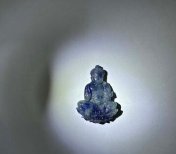 Natural Sapphire Loving Kindness Quan Yin SQA06