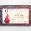 Natural Very Dark Red Ruby Loving Kindness Quan Yin G57464