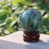 Ruby Zoisite Quartz Ball CPT2 1