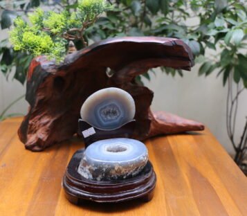 Feng Shui Wealth Good Luck Attract Agate Crystal Cave TBT6