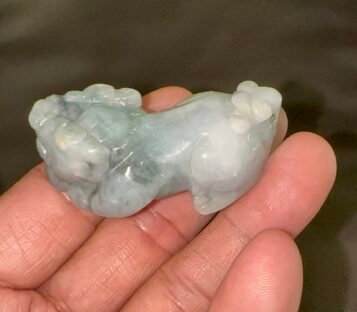 Feng Shui Wealthy Good Luck Attract Pixiu Jade TCT08