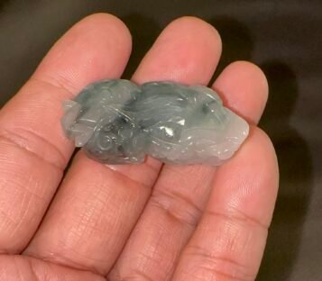 Feng Shui Wealthy Good Luck Attract Pixiu Jade TCT22