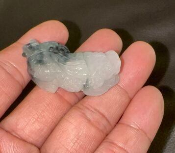 Feng Shui Wealthy Good Luck Attract Pixiu Jade TCT25