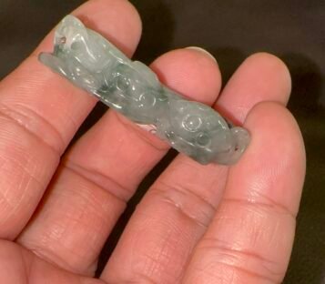 Feng Shui Wealthy Good Luck Attract Pixiu Jade TCT26 4 TCT26 2