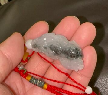 Feng Shui Wealthy Good Luck Attract Pixiu Jade TCT34