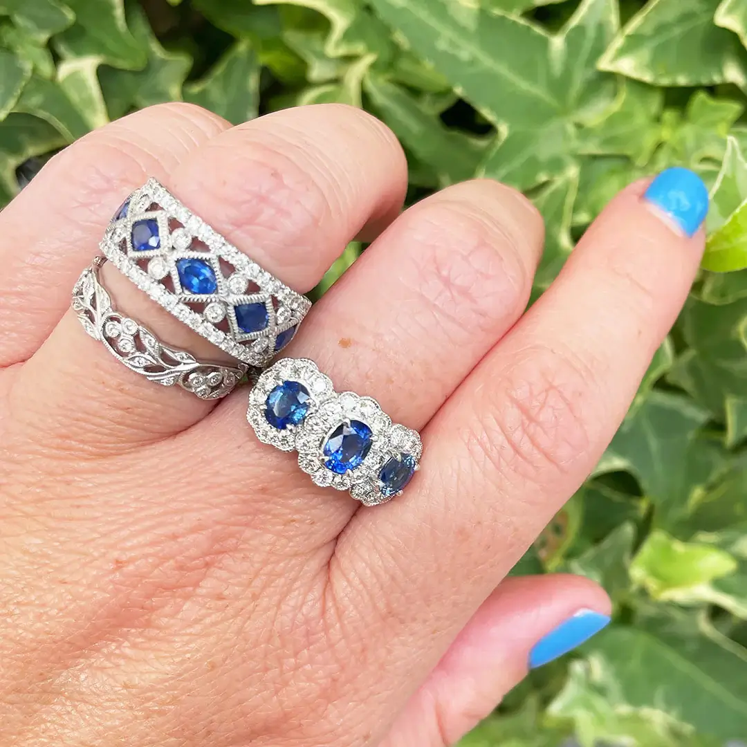 Sapphire and Diamond Halo: A Timeless Beauty 46 Caring for Your Sapphire and Diamond Halo