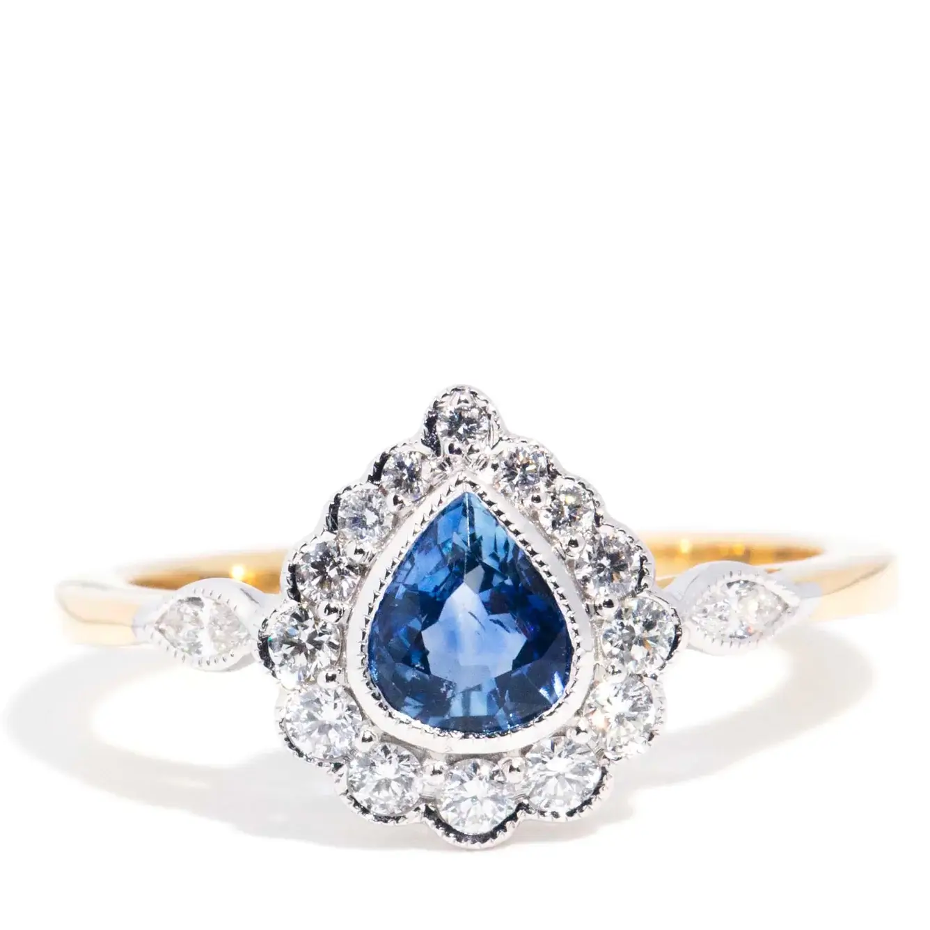 Sapphire and Diamond Halo: A Timeless Beauty 6 Design Variations of Sapphire and Diamond Halo