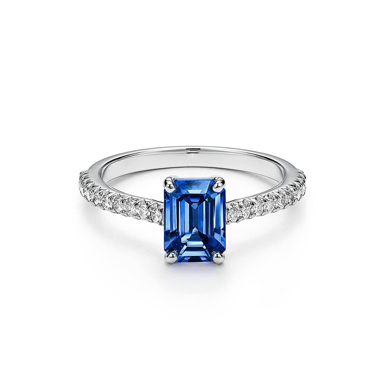 Stunning Emerald Cut Sapphire Engagement Rings 2 Overview of Emerald Cut Sapphire Engagement Rings