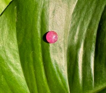 Unheated Pink Star Sapphire From Vietnam 100% Natural S2